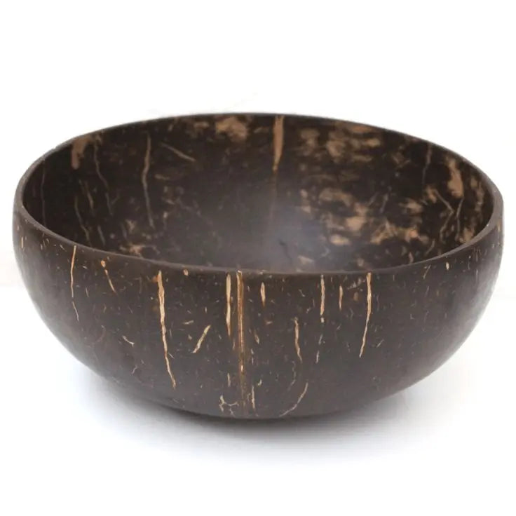 Eco-Friendly Coconut Bowl & Wooden Spoon Set, Perfect Vegan Gift Sustainable Kitchenware - CocoEco