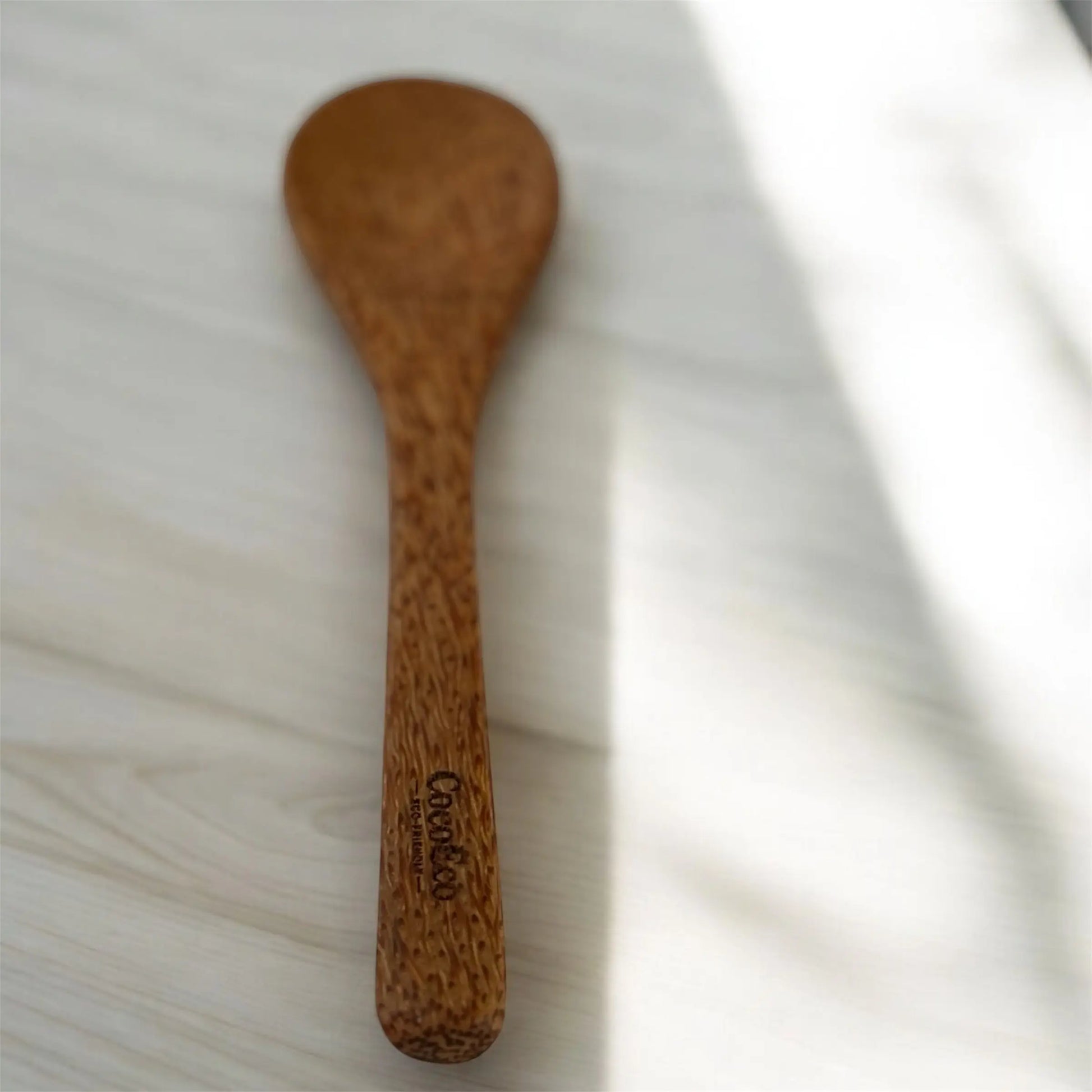 Artisanal Wooden Coconut Spoons – Eco-Friendly, Sustainable Utensils (Pack of 2) CocoEco