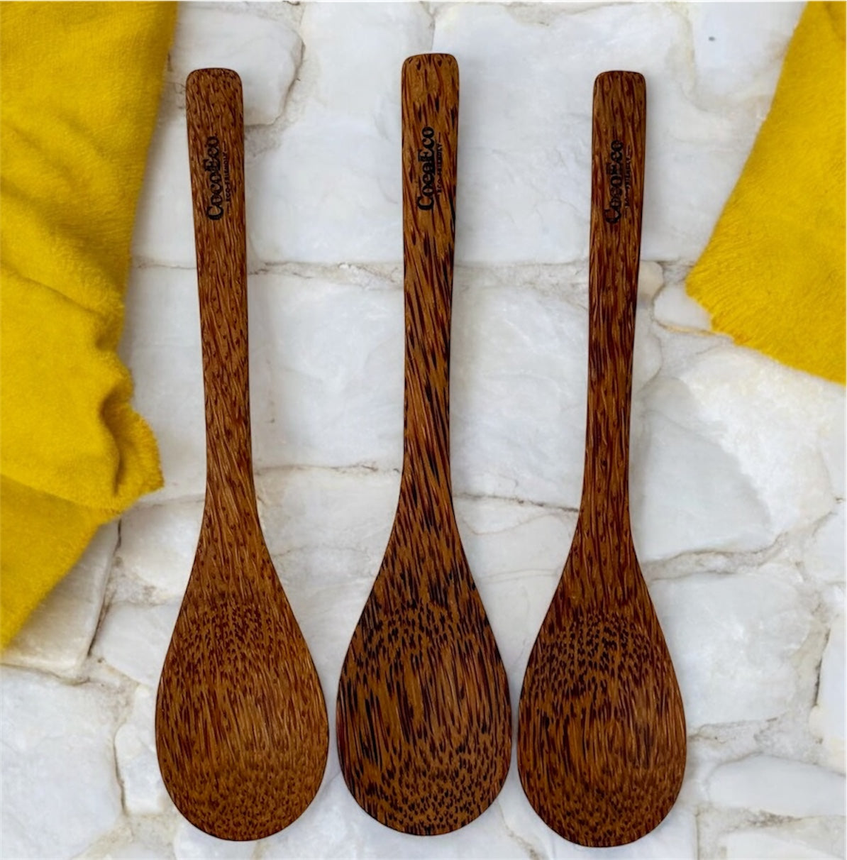 Artisanal Wooden Coconut Spoons – Eco-Friendly, Sustainable Utensils (Pack of 2)
