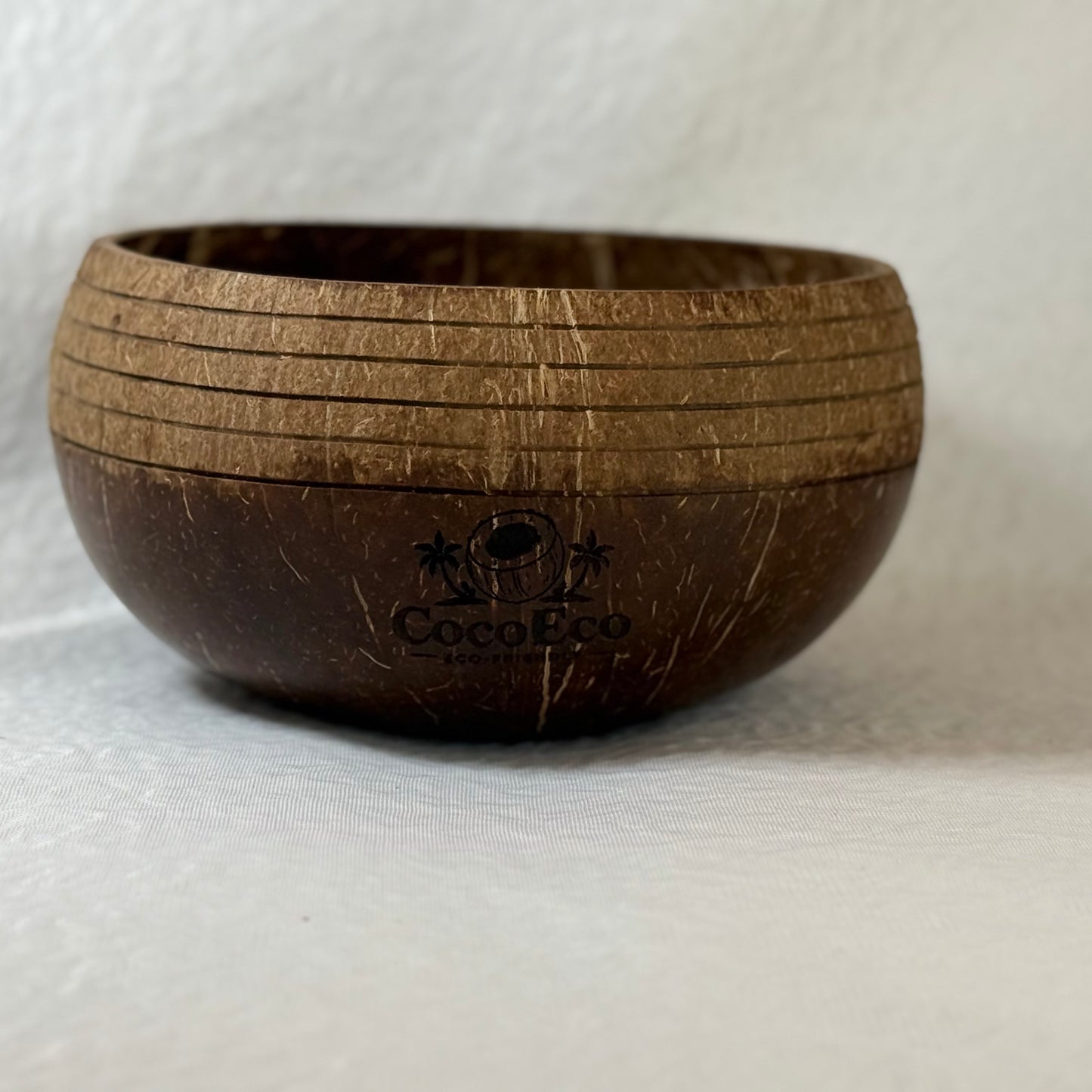 Artisanal Ring Jumbo Coconut Bowl with Spoon | 900ml CocoEco
