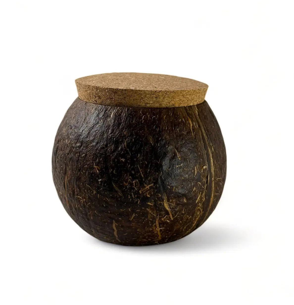 Artisanal Coconut Shell Tight Storage Container with Lid CocoEco